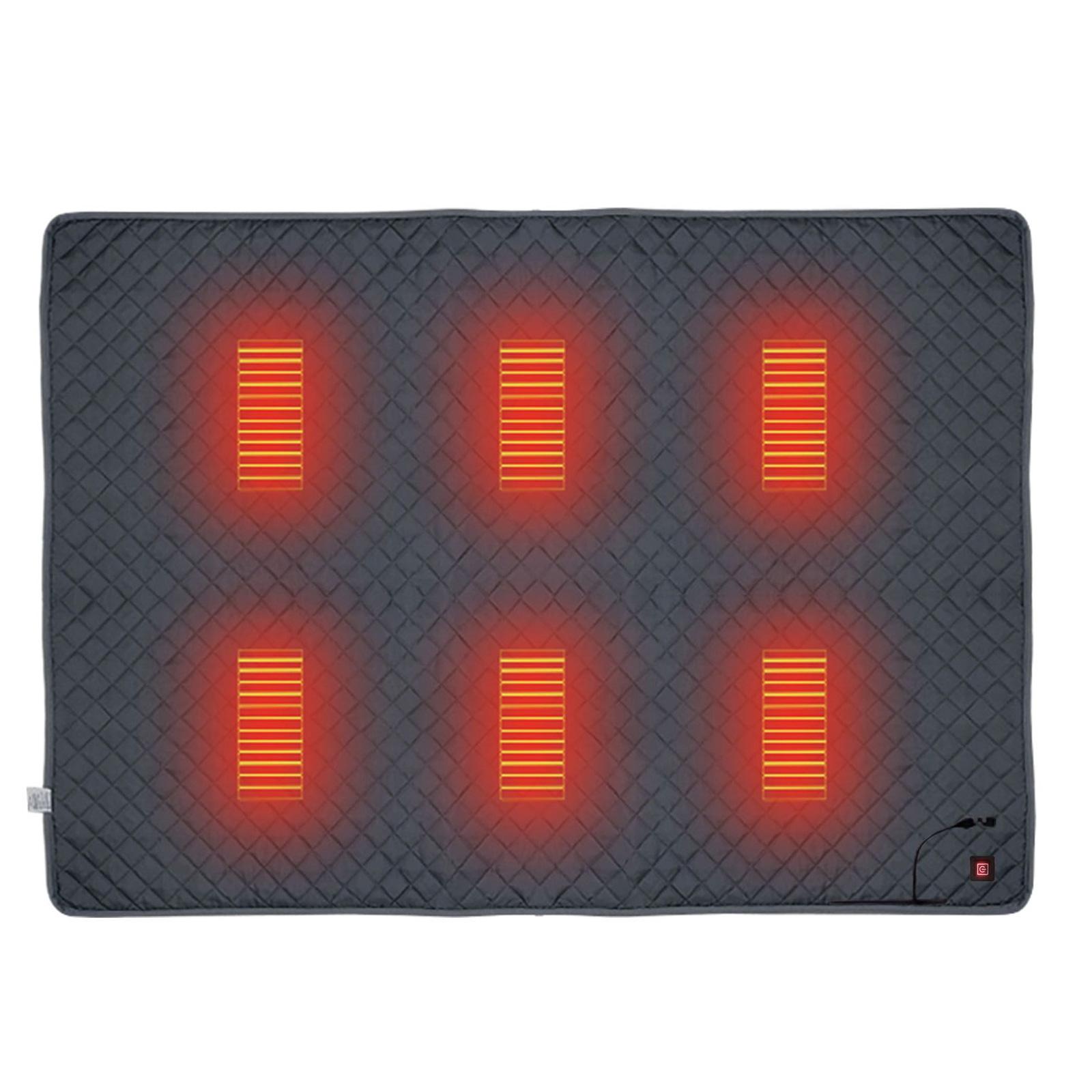 

Уличный USB нагревательный спальный коврик Кемпинговый обогреваемый вкладыш для спального мешка Электрическое одеяло с подогревом темно-синий