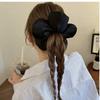 Oversized Fluffy Bread Flower Elastic Hair Ties for Women Solid Color Sweet Cute Girls High Ponytail Scrunchies Trendy Headdress