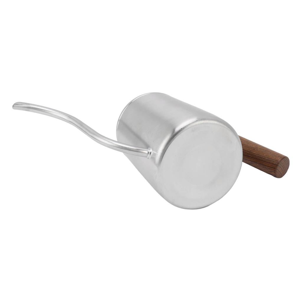 Pour Over Coffee Kettle 304 Stainless Steel Gooseneck Narrow Spout Coffee Kettle with Wood Handle