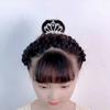 Rhinestone Headwear Sweet Elegant Korean Style Hair Rope Pearl Crown Hair Rope Children's Headdress