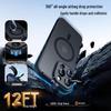 Apple iPhone 16 Pro Frosted Magnetic Phone Case with Precise Cutouts and Camera-Friendly Buttons