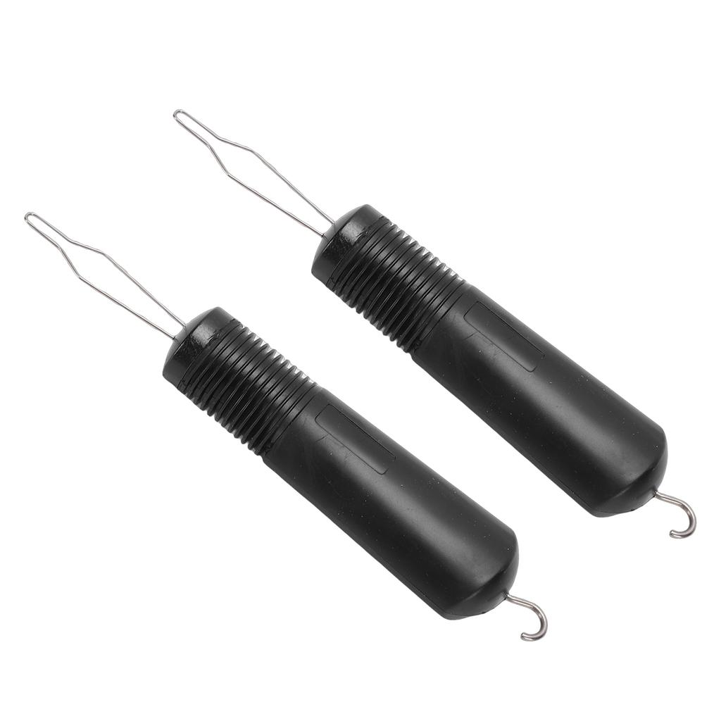 2 Pcs Button Hook and Pull Helper One Handed Dressing Button Assist Tool Comfortable Wide Grip for Shirt Coat Buttoning
