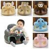 1 Stück Kleinkind-Nest-Puff Waschbar Ohne Füllung Süßes Baby-Sofa Stützsitzbezug Plüschstuhl Sitzlern-Stuhl Fütterungsstuhl