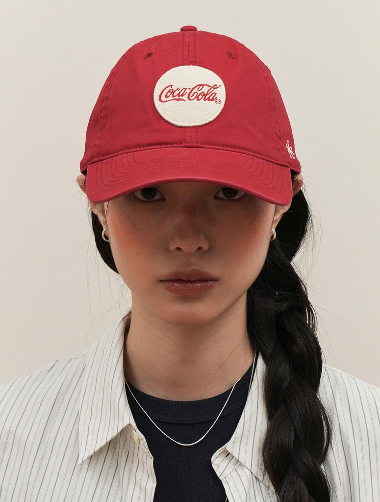 Amelikannideul Coca-Cola Circle Mark Archive Cap - Dark Red