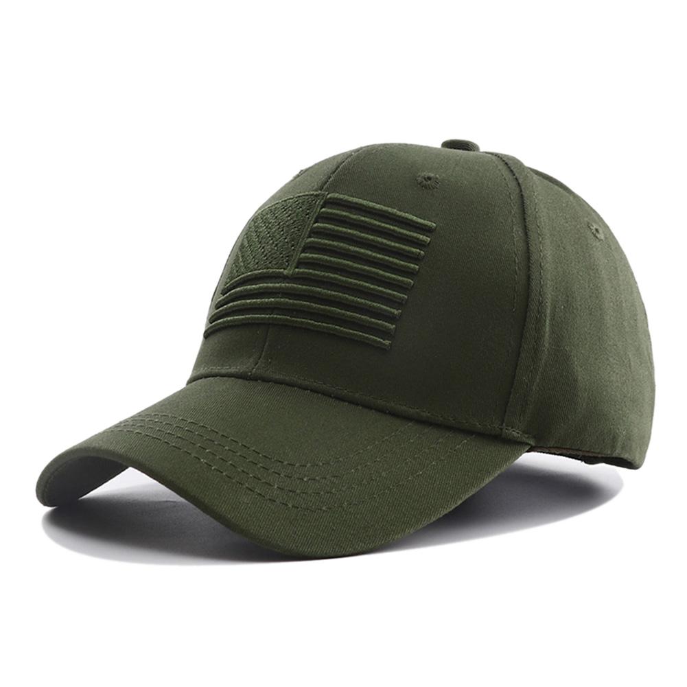 Fashion American Usa Flag Embroidery Baseball Cap Bone Spring And Summer Outdoor Adjustable Casual Snapback Hats Sunscreen Hat