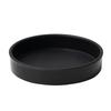 Ideaco (ideaco) Small Plate with High Rim, 9.5cm Diameter X 2cm Height, WAMONO 9.5H Kuro (Black)