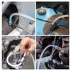 Professional 12 Point Brake Bleeding Tool Set Including 6 Metal Wrenches .2M Oil Discharge Hose