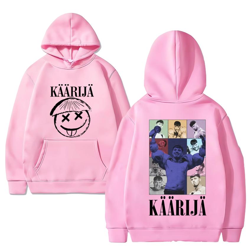 Käärijä Sänger The Eras Tour Doppelseitiger Druck Hoodie Unisex Lässig Fleece Langarm Streetwear Männer Frauen Vintage Sweatshirt