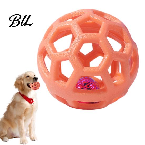 Flexible Dog Toy Toys for Interactive Training Durable Chew with Sound Hollow Design Fetch Cleans Tartar and Stimulates Play Medium Large Dogs