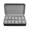 New Black PU Leather Watch Storage Box Travel Bag 6/10/12slots Black Brown Portable Vintage Watch Display Case Watch Storage