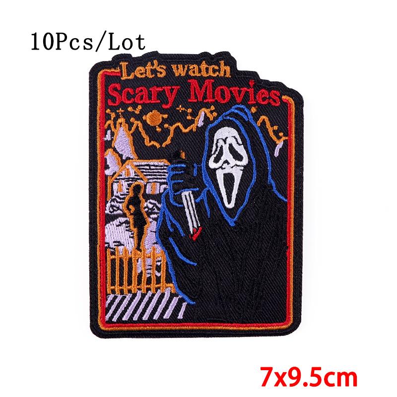 10Pcs/Lot Be Kind To The Planet Patch Iron On Patches On Clothes Embroidered Patches For Clothing Hook Loop Patch For Clothes