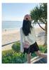 Korean Round Neck Knit Cardigan - Spring/Autumn 2025 - Fresh Gentle Solid Color Women's Jacket