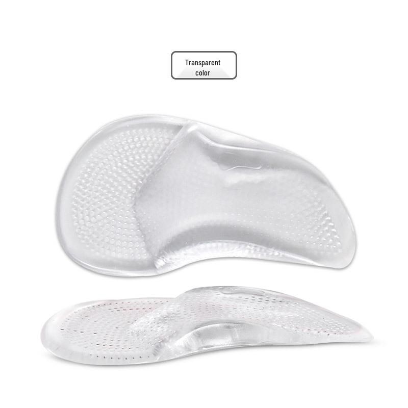 Прозрачная гелевая ортопедическая стелька-супинатор для плоскостопия и высокого свода стопы L (Size 41-45)
