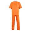 Halloween American Adult Men's and Women's Performance Costume Prisoner's Play Costume Orange Prisoner's Uniform C Uniform Factory