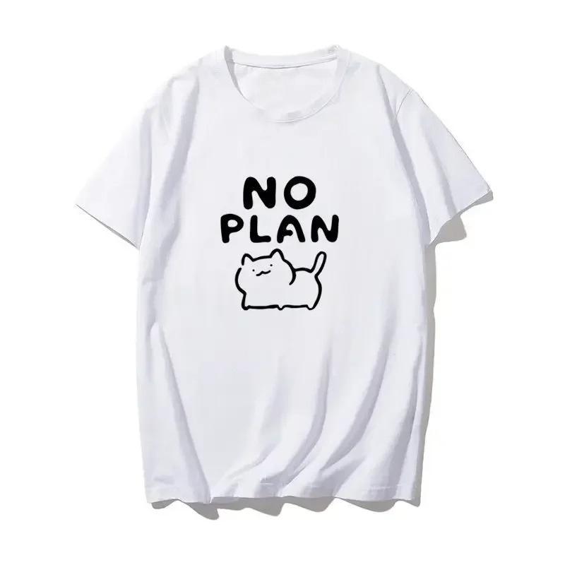 Anime print summer casual Tshirt Korean Tshirt fashion Japanese Camisetas street short sleeved round neck Womens Tshirt