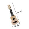 2 Stück Simulations-Ukulele Kleine Gitarre Kinder Musikinstrument Früherziehung Schöne Gitarre für Kinder Familienzusammenkunftsgeschenke