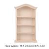1:12 Doll House Wooden Bookshelf Model for Dolls DIY Dollhouse Furniture AccessoryBookshelf