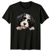 Cute Bernedoodle Puppy Dog Portrait Pet Breed TShirt