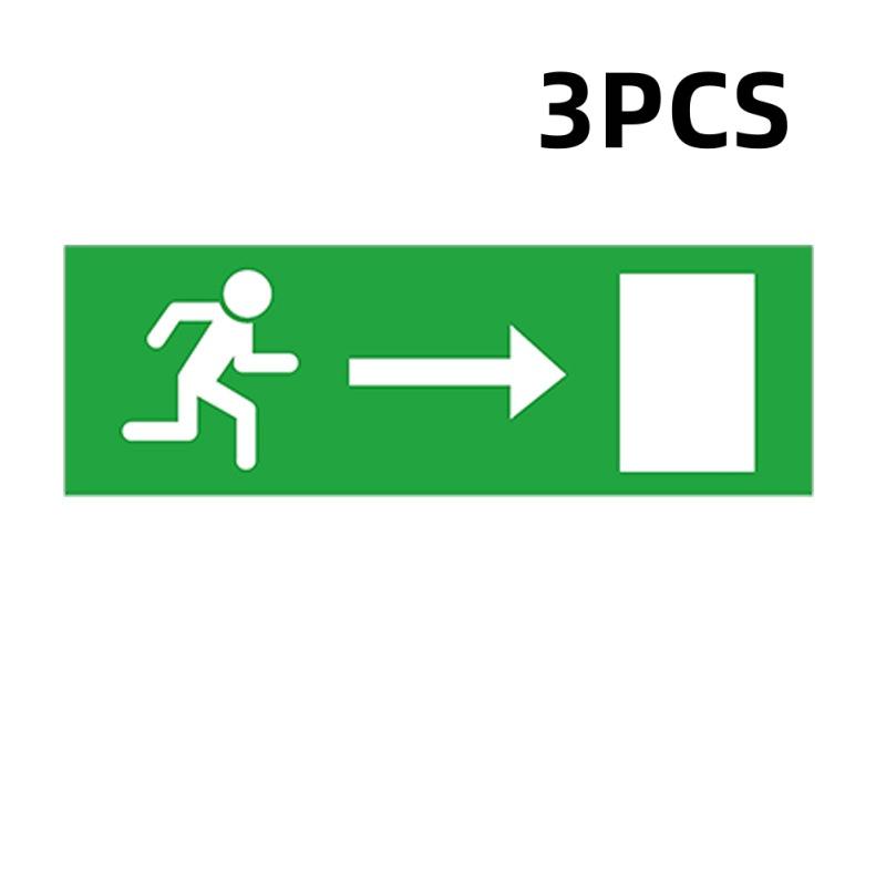 1/3Pcs Doors Stairs Home Garage Bumper Waterproof Warning Signage New Design Safety Signage Car Parts