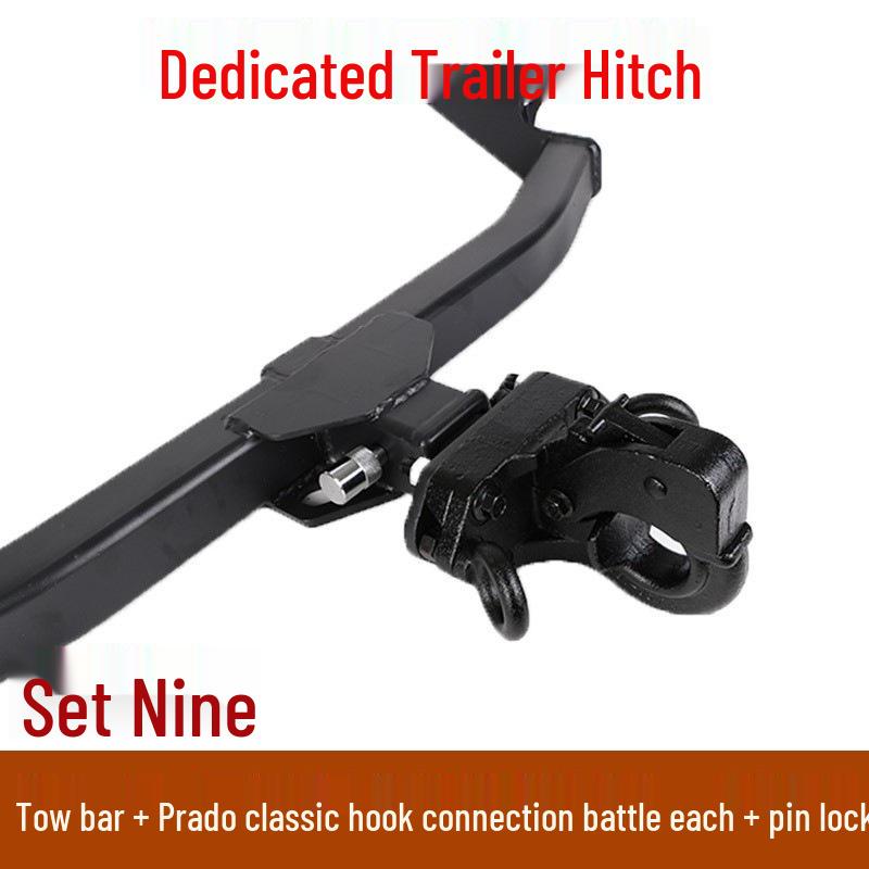 Toyota Fortuner/FJ Cruiser Tow Hook & Bar with Recovery Rack and Rear Trailer Hitch for Yacht