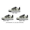 Adidas ENTRAP Spring Renewal, Gray Green Cloud Trail, Individual Fashion, Trendy And Versatile Low top JQ3923(TeamS2-S-BOX)