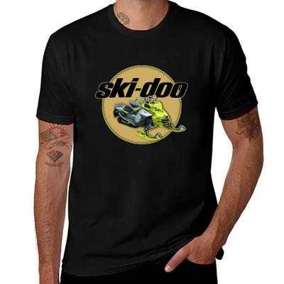 Ski-Doo Snowmobiles T-Shirt Classic Graphic Short Sleeve Top