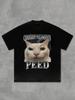 Katze Betrachte Deine Hose Lässige Unisex-T-Shirts