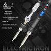 Green Forest Adjustable Temperature Electric Soldering Iron Set, High Power, Student-Friendly, Inner-Heated Tool.