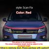 Car Flashing 1pcs Waterproof Car Light DRL Daytime Running Light with Start Scan Fog Lamp 12V for Volkswagen VW Tiguan 2007-2022