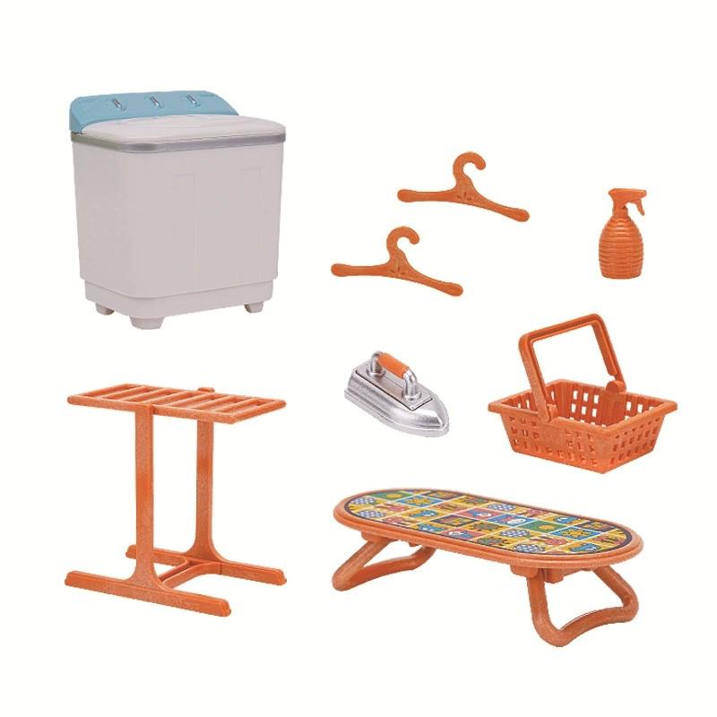Miniature Dollhouse Furniture 1/12 Miniature Toys Girl Dolls Accessories Bedroom Bathroom Dollhouse Kit for Dolls