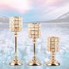 Crystal Candle Holder for Table Centerpieces Wedding Candle Stand Christmas Gift