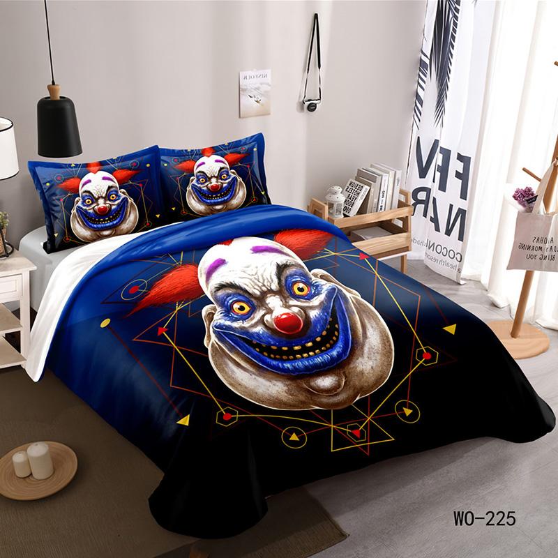 

RunGrape Halloween Duvet Cover Set Double Queen King Size 240x220 Nordic Bed Linen 150 Euro EU Single 135x200 cm