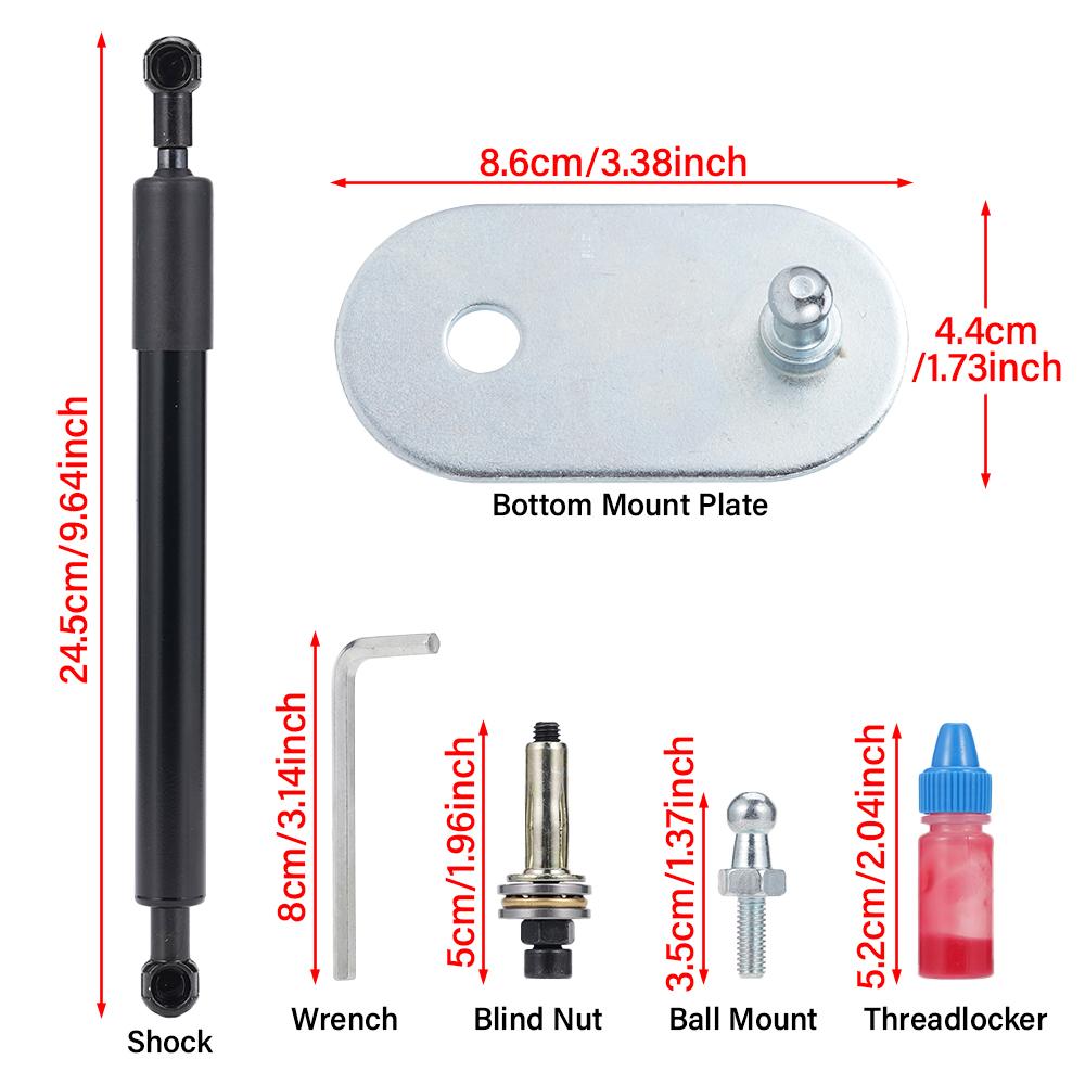 Car Rear Tailgate Assist Lift Struts Spring Shock Slow Support Rod For Ford F150 Lincoln Mark LT Models 2004-2014 Car Parts