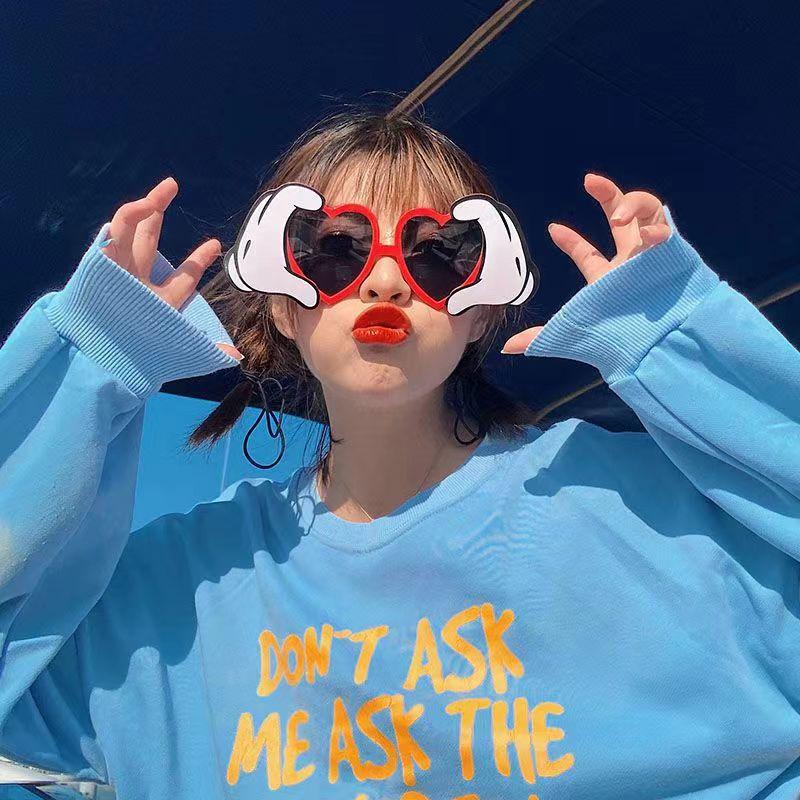 Sunglasses Women Funny Sunglasses Birthday Party Photo Glasses Love Shaped Props and Glasses
