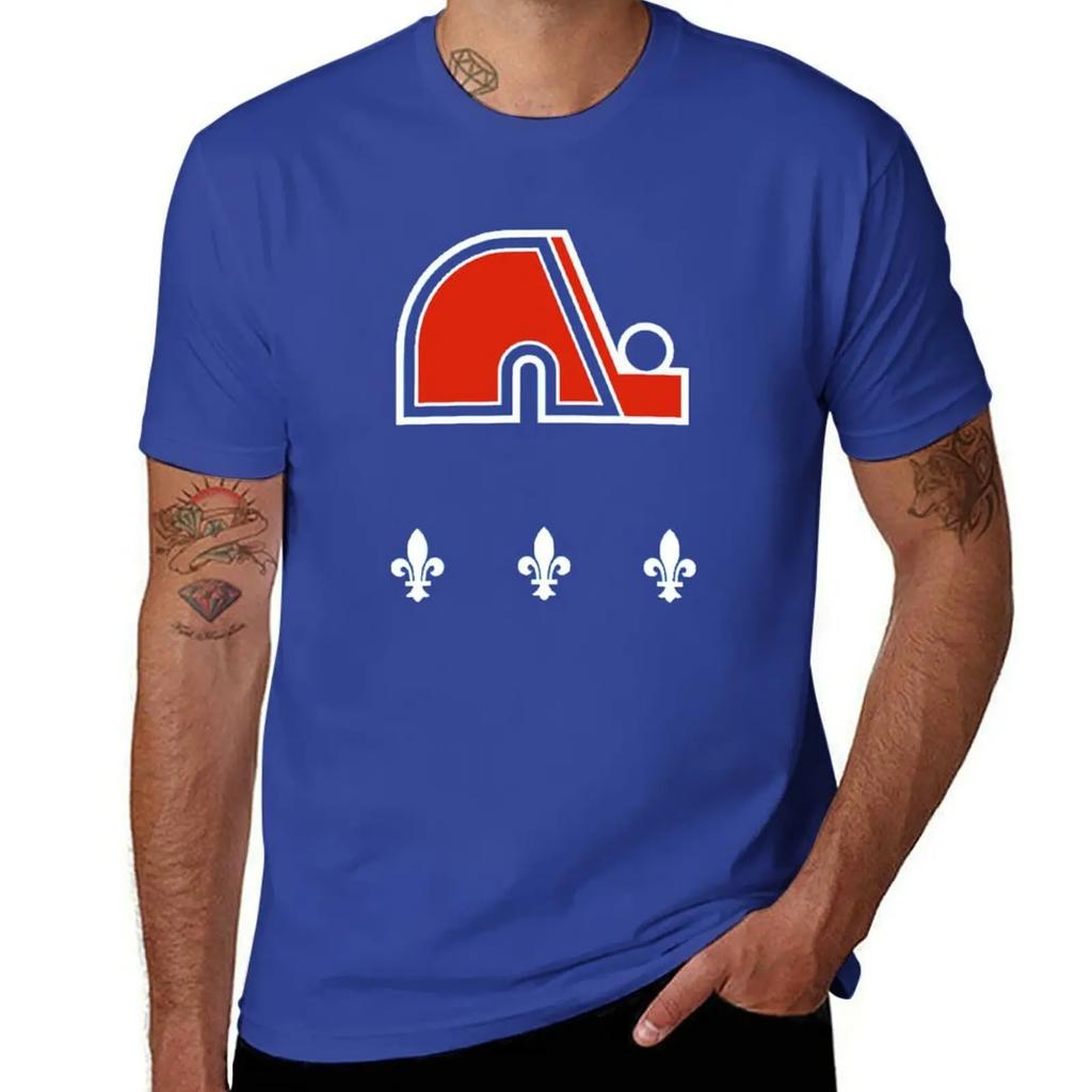 Vintage Quebec Hockey - Retro Nordiques T-Shirt summer tops quick drying vintage clothes cute clothes t shirts