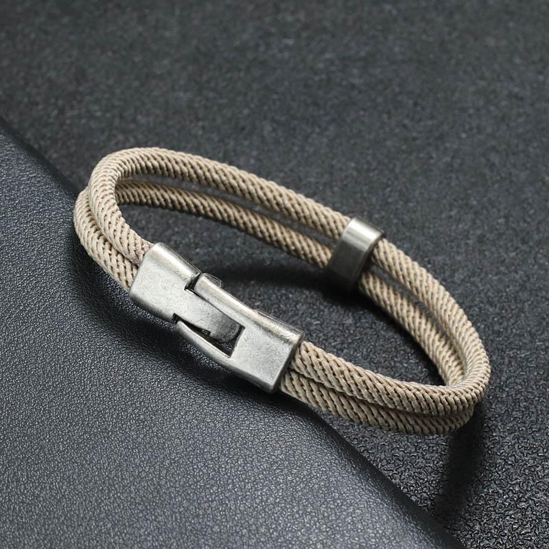 New In Men Rope Bracelets Vintage Macrame Braclet Festival Accessories Matching Wrap Braslet Gift For Him Pulseira Masculina