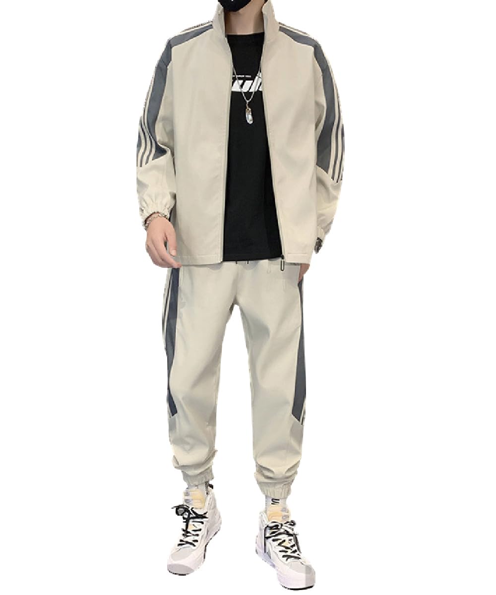 

three Joy Windbreaker Jersey Long Training Running Outdoor Size L Men s Set, Sleeve, Wear, Wear, Wear, White,