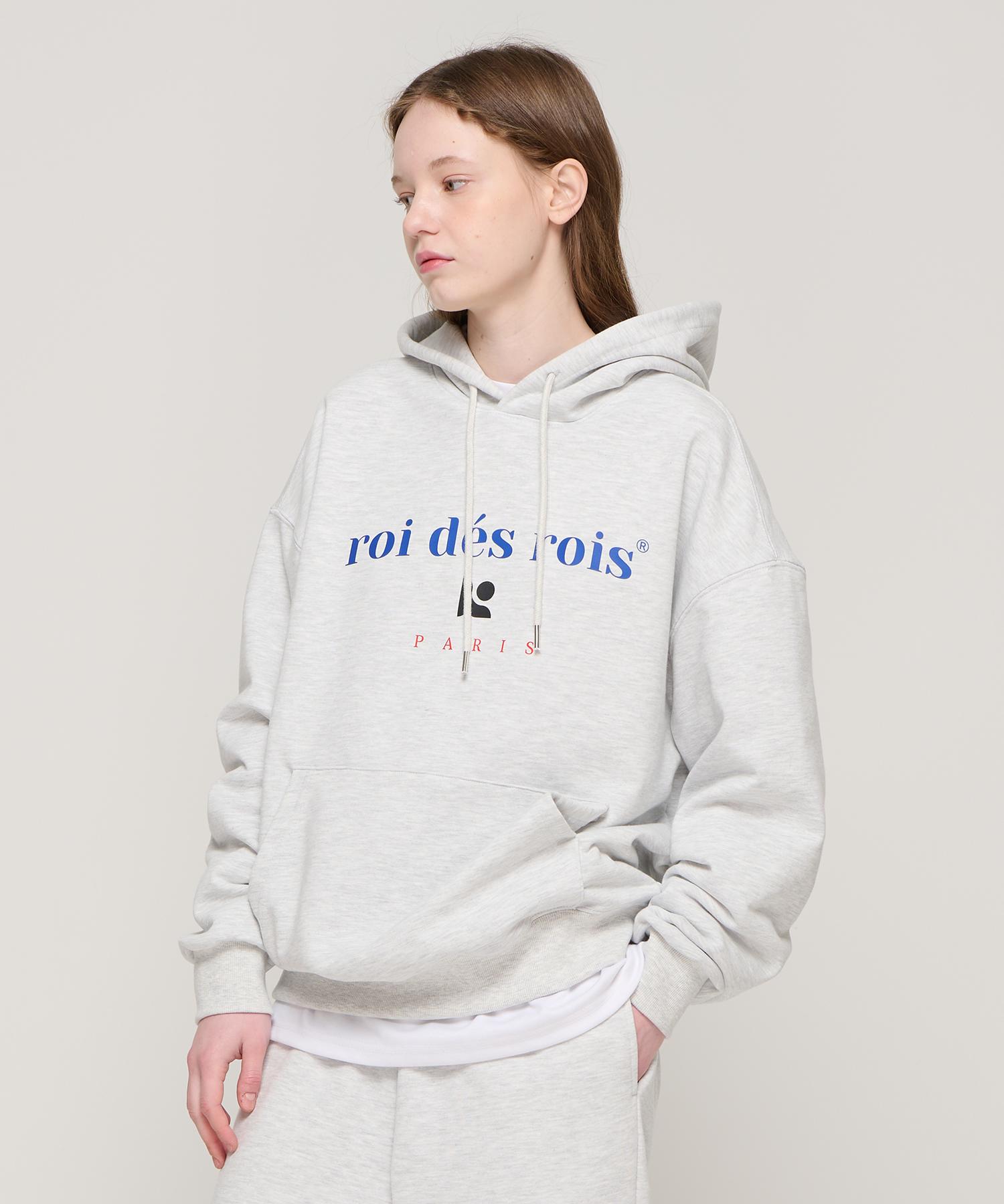 Road Road New Symbol Hoodie (White Melange) Brushed L