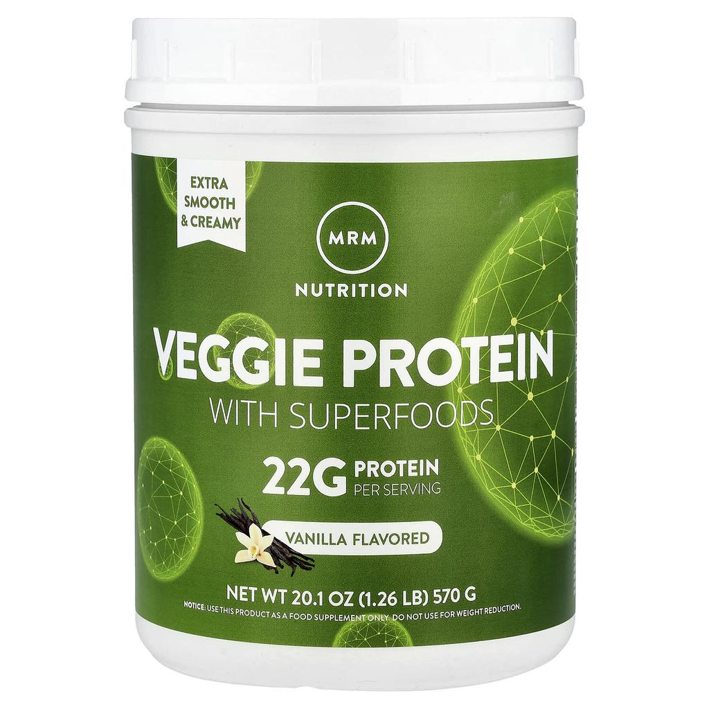 Plant Protein with Superfoods, Vanilla, 570G (1.26Lb)