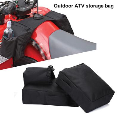 Práctica bolsa para sillín de ATV, resistente al polvo, de gran capacidad