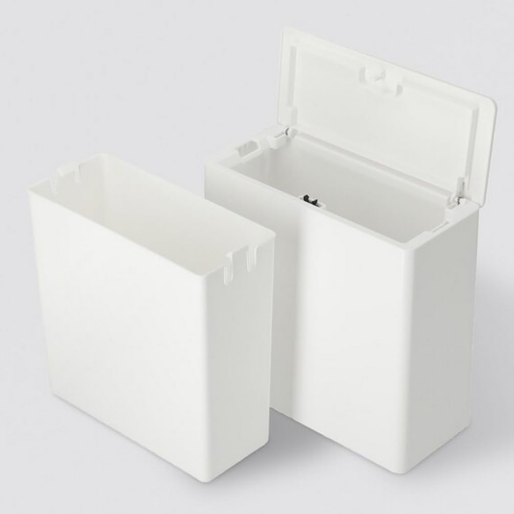 NITORI Antibacterial Deodorizing One Touch Dust Box White Width 21 X Depth X Height 20cm 8530687 9.5