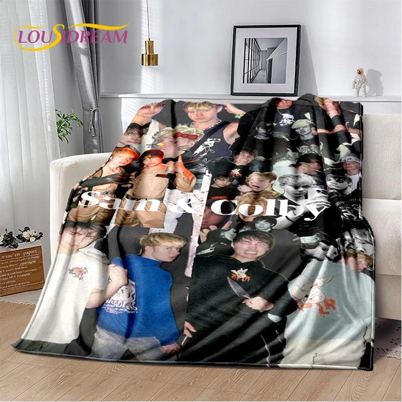 3D Sam and Colby XPLR Boys Soft Flannel Blanket for Bed Bedroom Sofa Picnic,Throw Blanket for Cover Outdoors Leisure Gift Kids