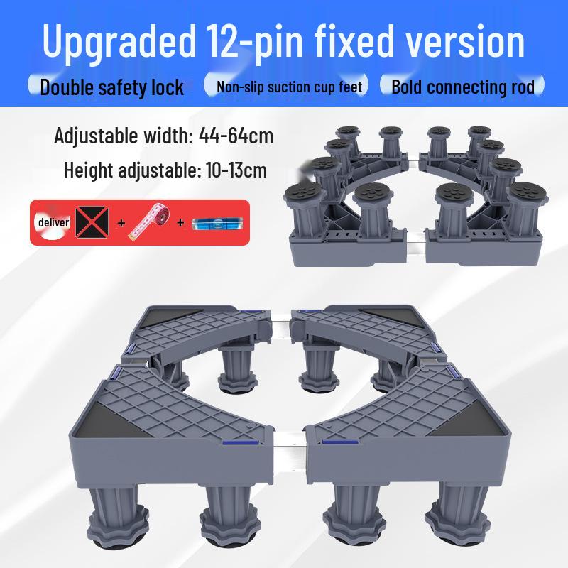 Suport de bază reglabil pentru mașină de spălat cu depozitare