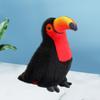 Tukan-Plüschtier, großer Mund, Vogel, Plüschtier, Stofftier, Puppe, Kissen, Home Office, Schlafzimmer, Dekoration, Kinder, Erwachsene, Weihnachts- und Geburtstagsgeschenk