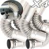 24mm Auspuffrohr Schlauch Bogen Verbinder Für Eberspacher Für Webasto Diesel Bootsheizung Auto Heizung Teile 1/2/4 Stück