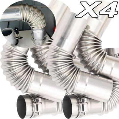 24mm Egzoz Borusu Dirsek Bağlantı Parçası Eberspacher Webasto Dizel Tekne Isıtıcı Araba Isıtma Parçaları İçin 1/2/4 adet