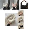 Elegante Schwarze Perlen-Bestickte PU-Handtasche Stilvolle Lässige Umhängetasche Für Damen