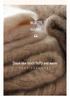 Women's Cashmere High Neck Knit Sweater - Long Sleeve, Loose, Warm, and Versatile for Autumn/Winter.