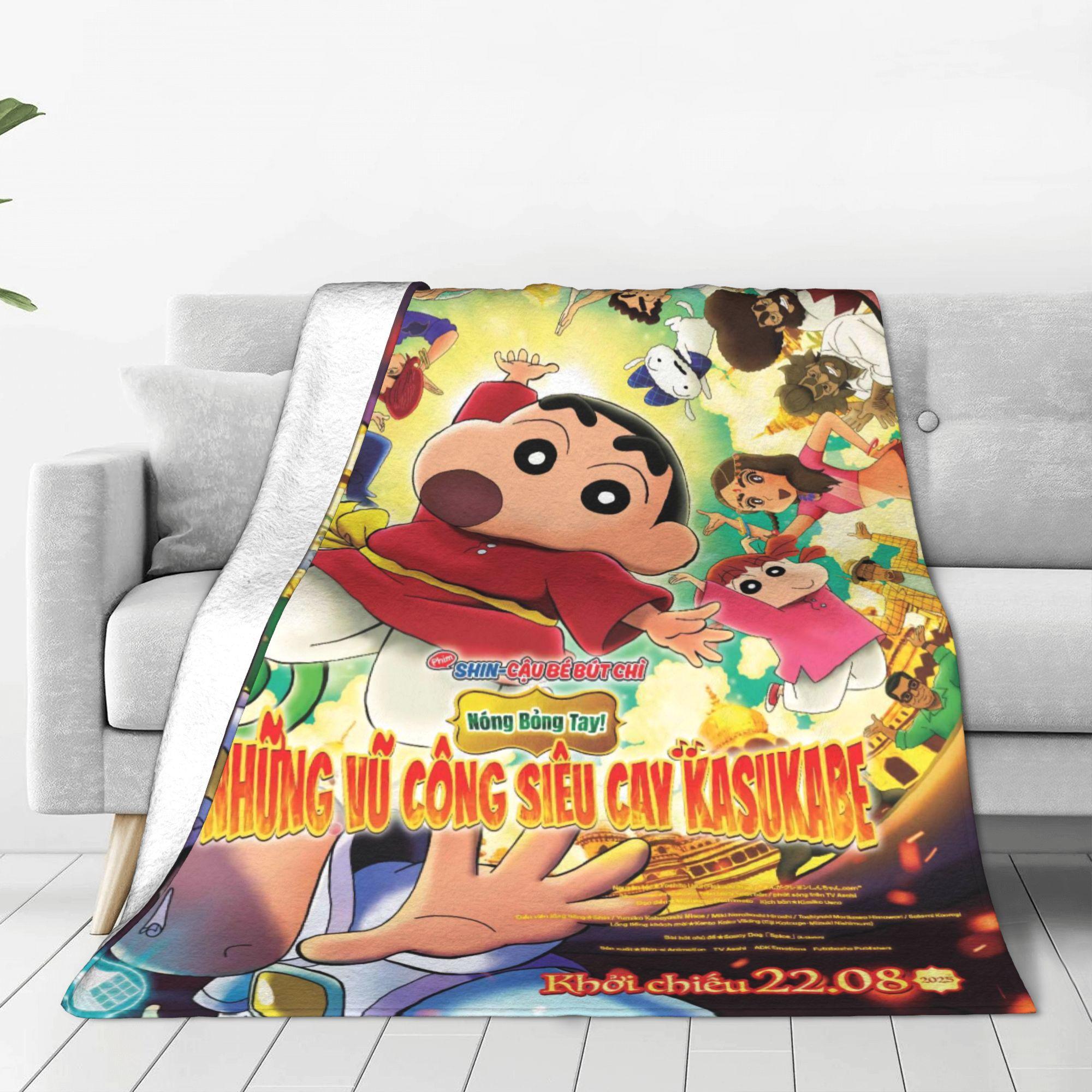 

Крейон Шин-чан Одеяла Качество Теплое Мягкое Плед Зима Мальчик Девочка Спальня Забавное Покрывало 30x40in