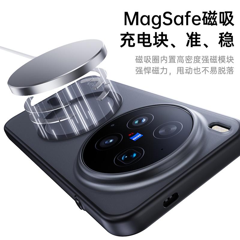 Applicable To VIVO X300Ultra Unbounded Magnetic Suction Bracket Mobile Phone Case X300Pro Anti-drop IQOO15 Protective Case